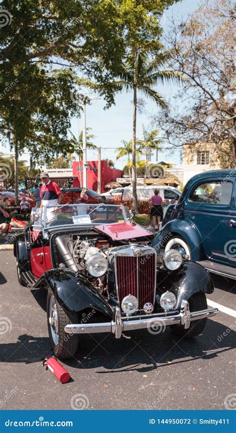 Red 1954 Chevrolet at the 32nd Annual Naples Depot Classic Car Show