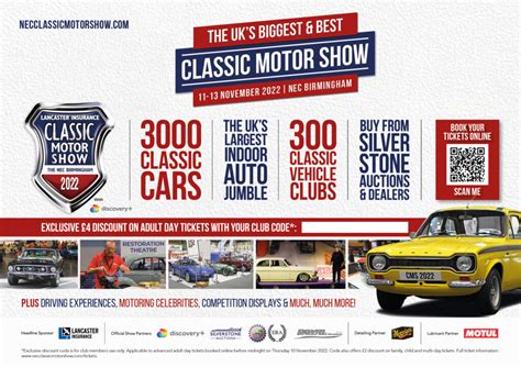 classic car show nec 2023 tickets