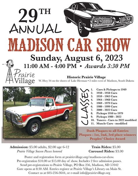 classic car show on madison 2024 in wi