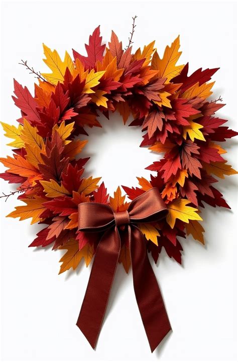 Classic Fall Leaf Wreath