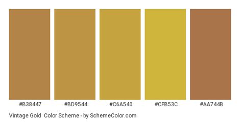 classic gold colour code