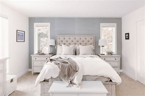 Classic Grey and White Bedroom