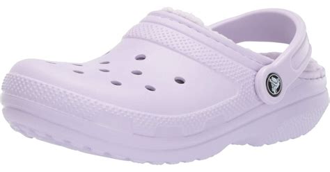 Classic Lined Crocs Purple