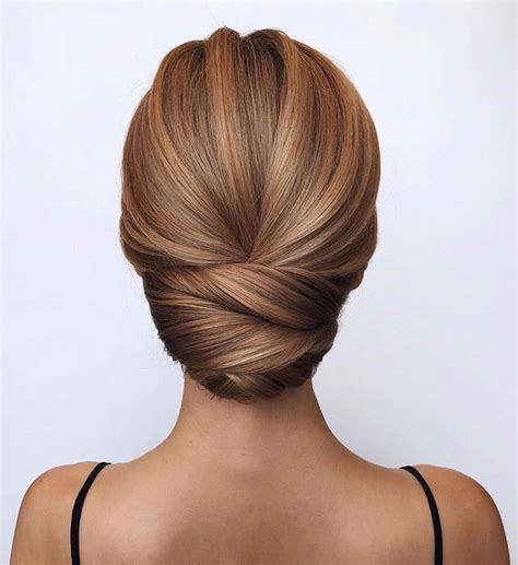 Classic Updo best hairstyle for one shoulder dress