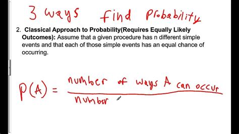 classical approach to probability examples