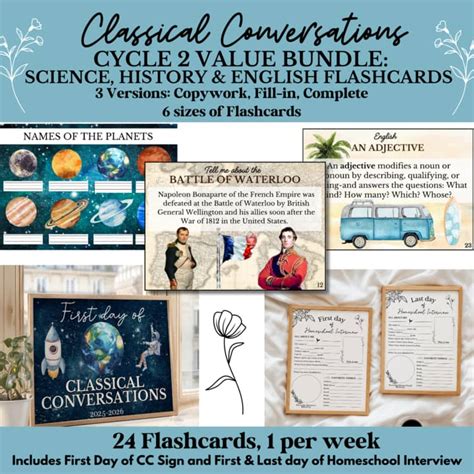 Classical Conversations Memory Work Printables