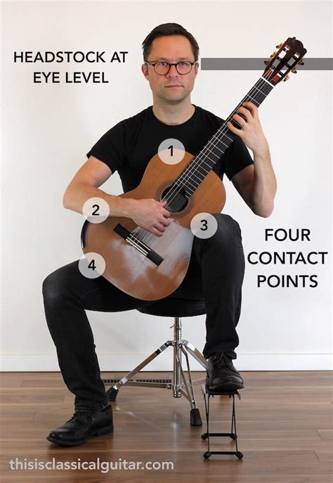 Classical Guitar Playing Position