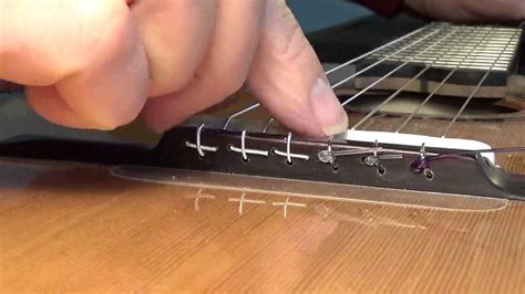 Classical Guitar String Bridge Knot