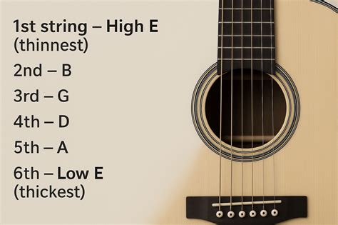 Classical Guitar String Order