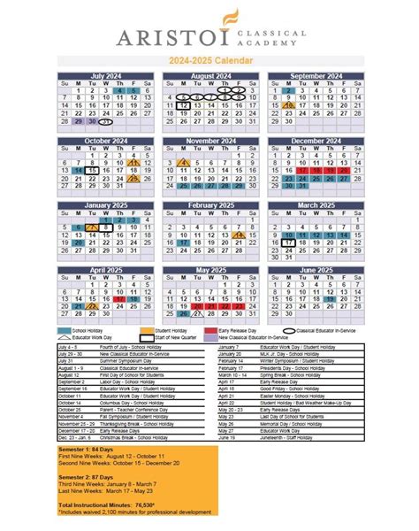 Classical Prep Calendar 2023-2024
