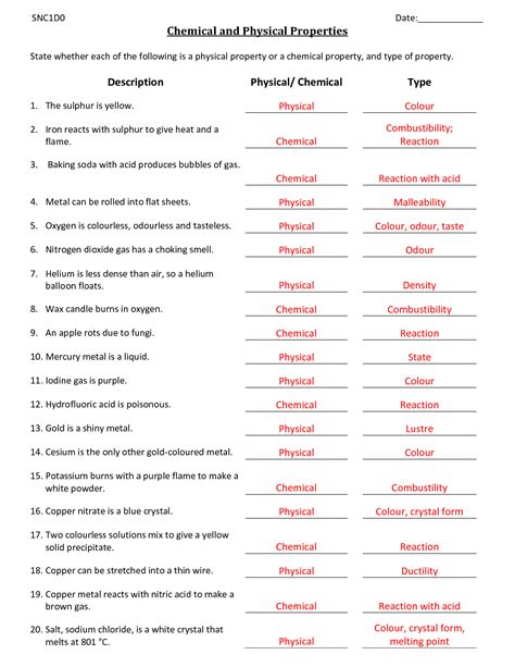 classification of matter worksheet answer key pdf