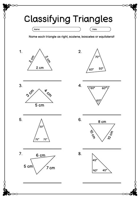 Classifying Triangles By Sides And Angles Lesson Plan