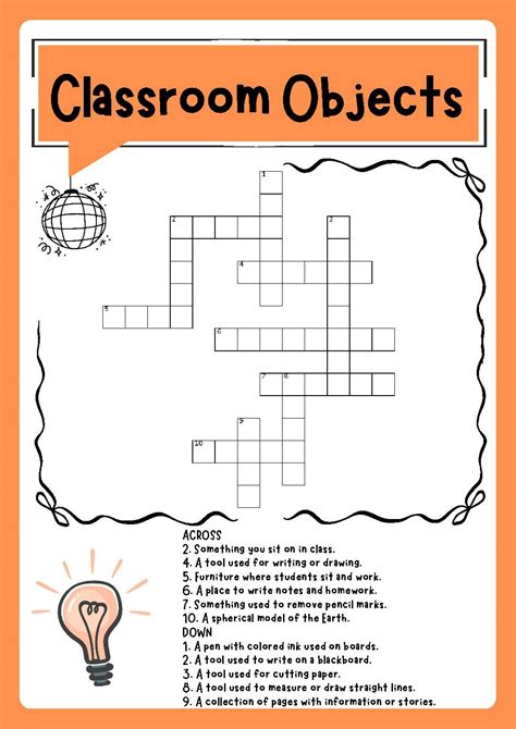 Students working on crossword puzzles in a classroom setting