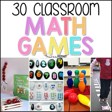 Classroom Math Games Elementary