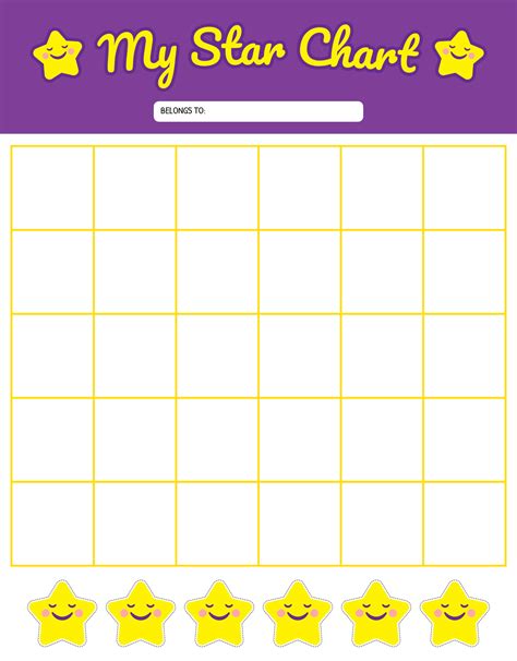 Classroom Sticker Chart Printable