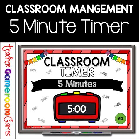 classroom timer 5 min