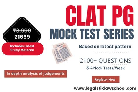 Awasome Clat Pg Mock Test
