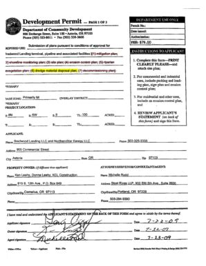 Clatsop County Development Permit