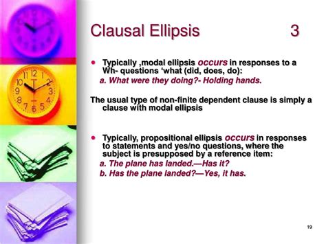 clausal ellipsis examples with answers
