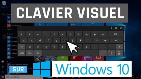 Clavier Virtuel Windows 10