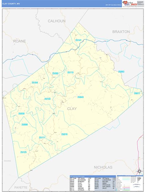Clay County Zip Code List