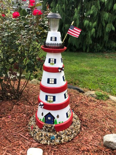 Clay Pot Lighthouse Ideas