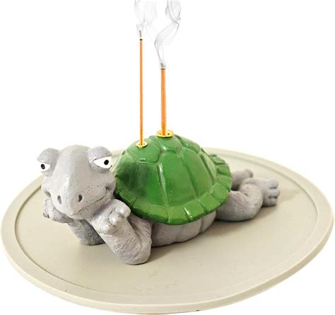 Clay Turtle Incense Holder