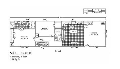Plan Clayton Vision Single Wide Mobile Home Floor Plans Kelseybash