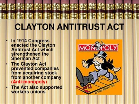 clayton antitrust act definition
