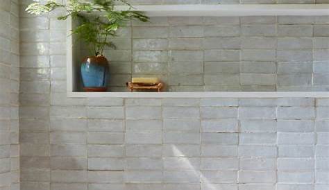 Cle Zellige Weathered White Square 4"x4"x3/8" Kitchen Tiles