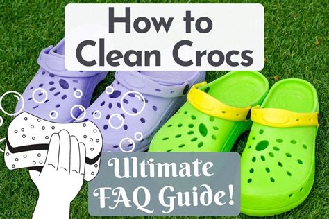 clean croc shoes