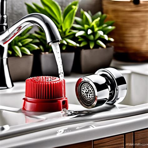 Clean Delta Kitchen Faucet Aerator
