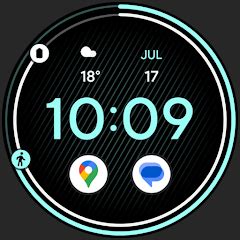 Clean Digital Watch Face