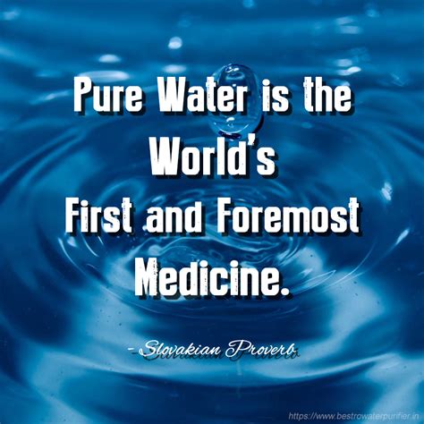 Clean Drinking Water Quotes