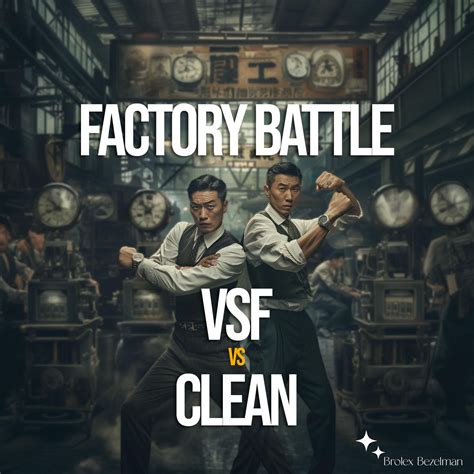 clean factory vs vsf