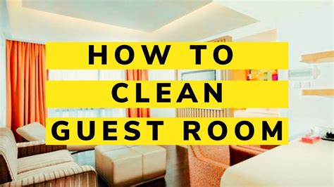 clean guest room