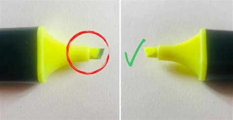 Clean Highlighter Tip