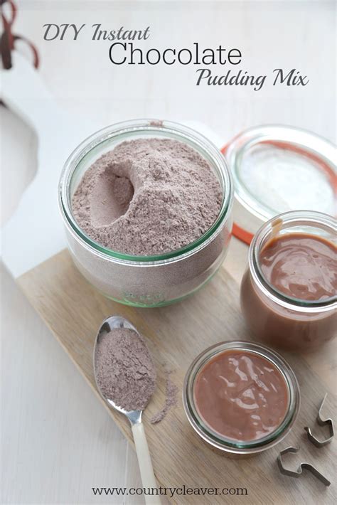clean ingredient pudding mix
