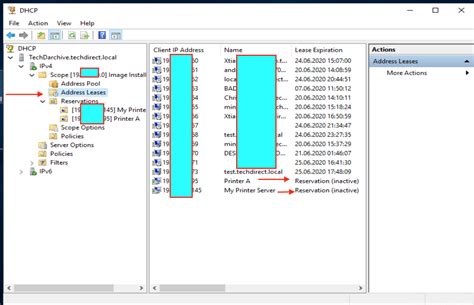 clean up dhcp reservations