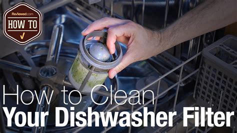 clean your dishwasher filter