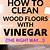 cleaning hardwood floors with vinegar and water ratio