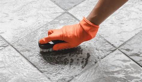5 Easy Steps = How to Clean Grout with Vinegar and Baking Soda!