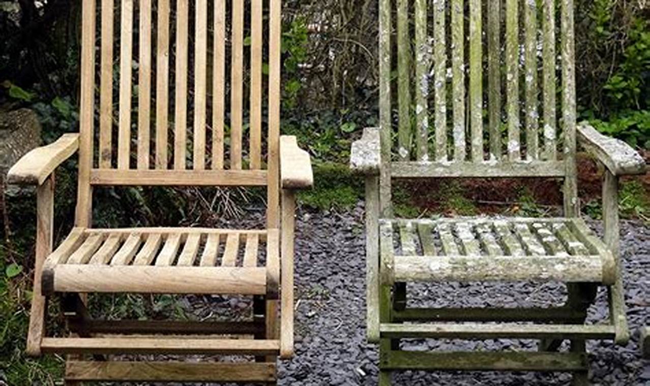 cleaning wood outdoor furniture