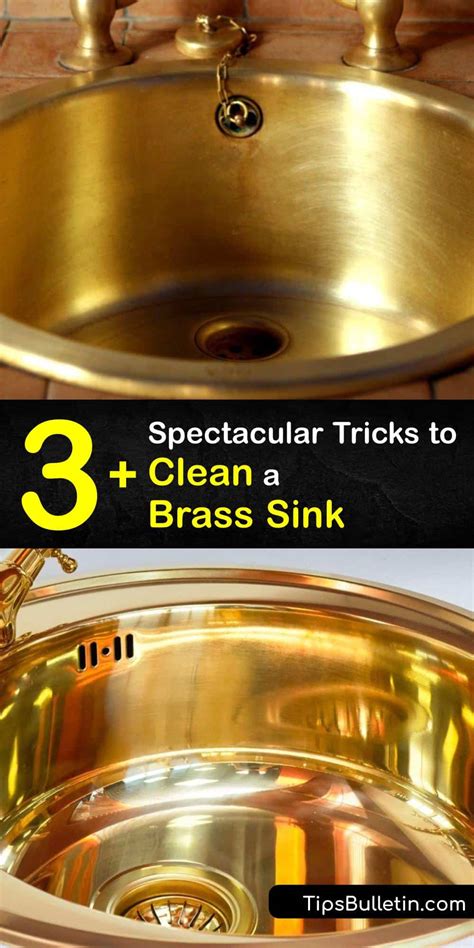 Cleaning A Brass Sink