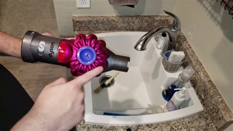cleaning a dyson v8