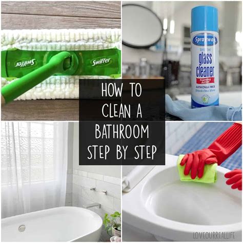Cleaning Bathroom How To