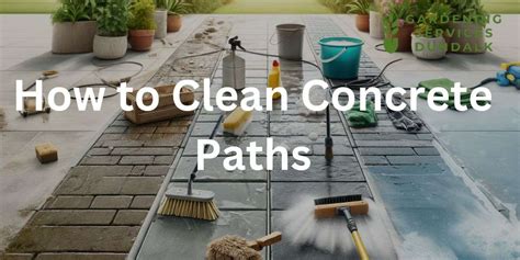 Cleaning Concrete Paths