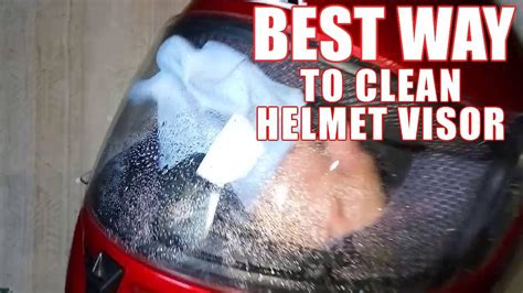 Cleaning Crash Helmet Visor
