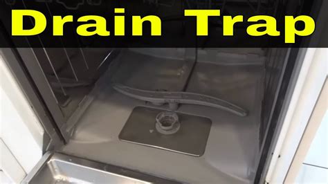 cleaning dishwasher trap