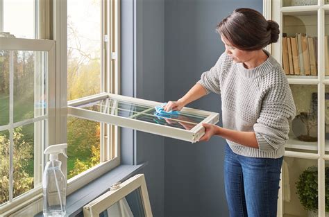 cleaning double hung windows
